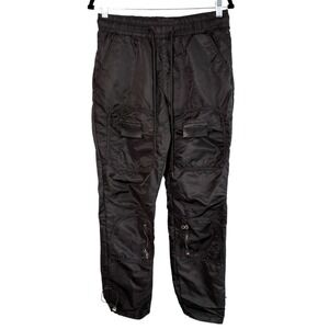 Kloud9 Mens Nylon Cargo Pants Black Size S Streetwear Gorpcore Heavy Utility